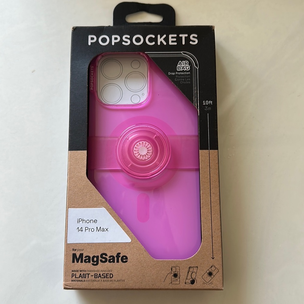 Authentic Popsockets MagSafe iPhone 14 Pro Max case